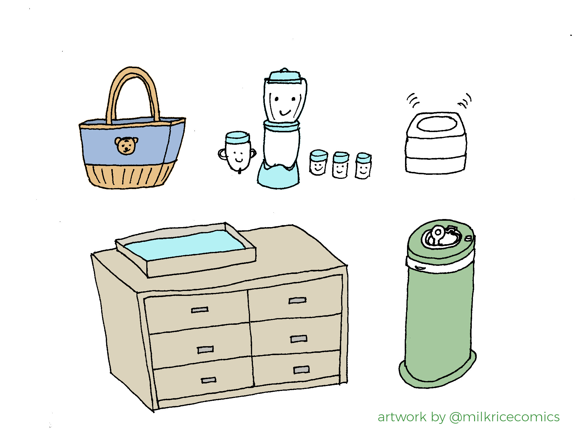Baby gear illustration (1)